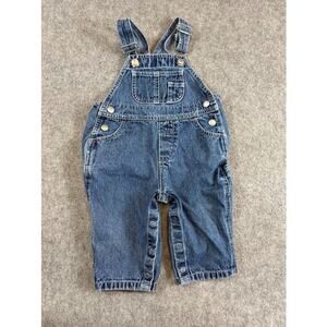 Vintage Classic Baby Gap Denim Jean Overalls Infant 6-12 Mos Baby Toddler 90s
